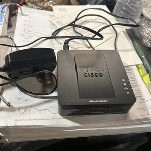 Cisco SPA122 2-port Telephone Adapter ATA w/ Power Adapter. FREE SHIPPING - Photo 1/7