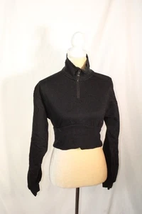 Alo Jacke schwarz 3/4 Reißverschluss Größe XS - Bild 1 von 5