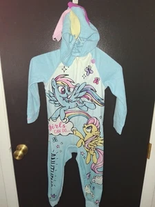 Girls Youth Hooded Zip-Up Sleeper Size 4/5 - Picture 1 of 1