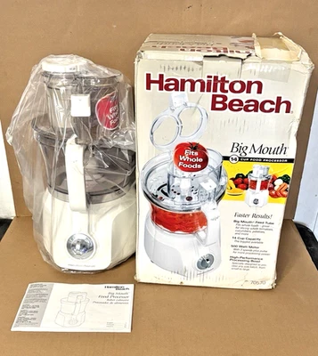 NEW Hamilton Beach 70570 Big Mouth 14 Cup 500W Food Processor - Image 1 of 4