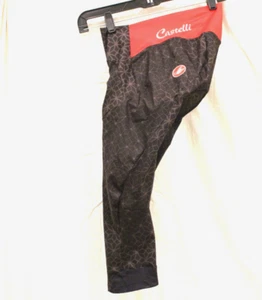 Castelli Bellissima Knicker Tights Women's Size SMALL CARBON PRINT 4515059 NEW - Picture 1 of 7