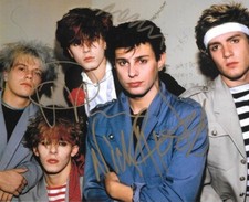 * NICK RHODES, JOHN TAYLOR & ROGER TAYLOR * signed 8x10 photo * DURAN DURAN * 3