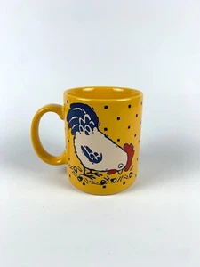 Vintage Hallmark Coffee Mug Mugs and More Chicken Rooster Eggs Farm Style 1996 - Picture 1 of 6