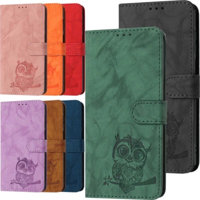 For Google Pixel 10 9A 9 8 8A 7 7A 6A Owl Embossed Wallet Case Phone Case Cover - Image 1 of 4