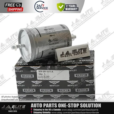 Genuine Fuel Filter fits Bentley Continental GT GTC Flying Spur04-09, 3D0201511A - Image 1 of 4