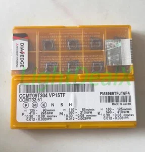 10 pezzi spedizione gratuita in scatola nuova marca Mitsubishi CCMTO9T304 VP15TF CCMT32.51 - Foto 1 di 2
