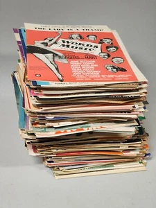 1910s-1980s Massive SHEET MUSIC LOT of 650+  JAZZ, Country  POP,  Movie, & More - Picture 1 of 11