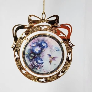 Lena Liu The Violet Crowned Hummingbird Treasury Ornament Bradford Editions 1994 - Picture 1 of 6