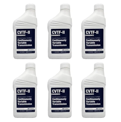 Subaru CVTF-II CVT Transmission Fluid (6 Quarts) - SOA427V1660 Genuine OEM AUTO - Image 1 of 3