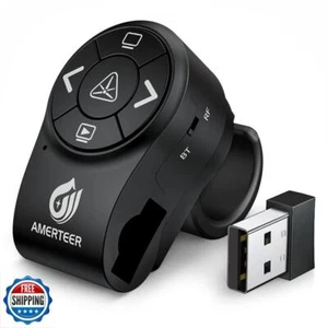 AMERTEER Bluetooth Bezprzewodowy kliker do prezentacji PowerPoint - Zdjęcie 1 z 5