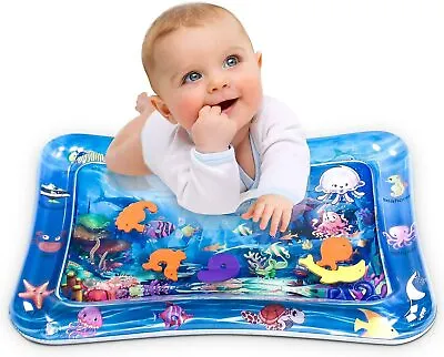 Baby Water Play Mat Large Inflatable Infants Toddlers Kid Perfect Water Playmat • 4.99£