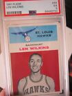 Len Wilkins 1961-62 Fleer Basketball St. Louis Hawks RC #44 PSA 5 EX