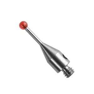 M2 Thread 1.5mm Ruby Ball CMM Styli for A-5000-7802 Stainless Steel Stem L10mm - Picture 1 of 3