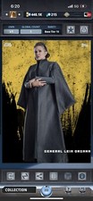 Star Wars Card Trader The Last Jedi Gold Base Tier 10 General Leia Organa 5cc