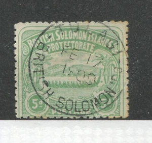 Solomon Islands 1907 1/2d used with lovely CDS - Picture 1 of 1