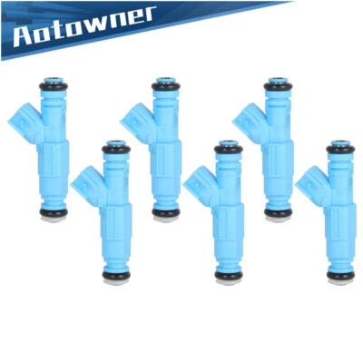 Inyector de combustible actualizado 6 piezas 0280155972 para Jeep Liberty Dodge 3,7 L V6 2002-2003 Foto 1 de 4