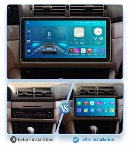 Per BMW E39 E53 X5 Navigazione GPS 10.33" Android 12.0 Autoradio Wifi RDS - Foto 1 di 13