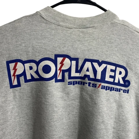 Pro Player Super Bowl XXXII 1998 Crewneck Sweater Men’s XL Spell Out Big Logo Cover