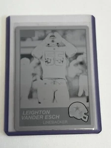 Leighton Vander Esch 2018 Rookie & Stars Cyan Auto RC Printing Plate #ed 1/1 - Picture 1 of 6