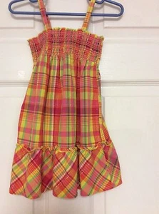 Place Baby Girls Dress Size 18 to 24 Months Pink Multicolored Elastic Bodice 59 - Picture 1 of 5