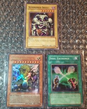 YuGiOh Summoned Skull (SYE-005) 1st Edition. 3 Card Bundle includes Andro Sphinx