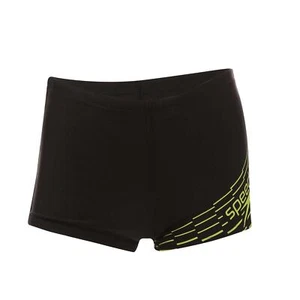 Boy's Swimwear Speedo Medley Logo Aquashorts in Black - Picture 1 of 2