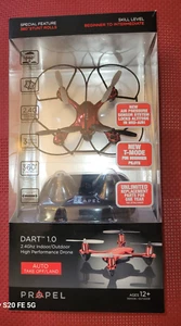 Dart 1.0 2.4Ghz Indoor/Outdoor High-Performance Drone Red - Picture 1 of 3