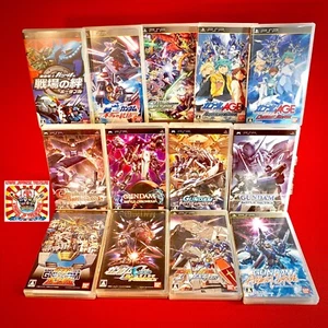 Lot 13 Set PSP Gundam Senjyo Memories Mokuba Age Seed Vs Battle Prtable Japan JP - Picture 1 of 11