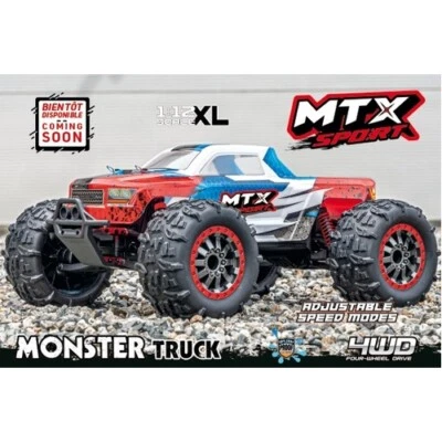 FUNTEK MTX SPORT 1/12th Scale 4WD 540 Brushed High Speed Monster Truck - FTK-MTX - Image 1 of 4