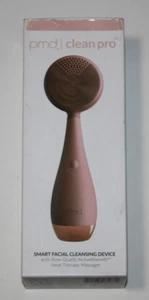 PMD Clean Pro RQ Smart Electric Facial Cleansing Brush With Heat Massager - Pink - Picture 1 of 4