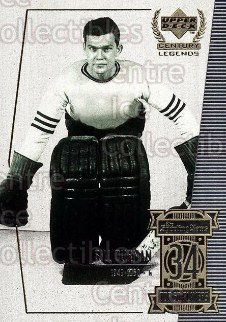 1999-00 UD Century Legends #34 Bill Durnan - Image 1 of 1