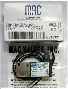 1 pcs  MAC 34B-ABA-GDFA-1KA Solenoid valve - Picture 1 of 1