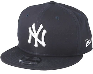 Gorra New Era New York Yankees básica blanca y negra 9Fifty Snapback - Imagen 1 de 10