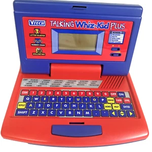 VTECH Talking Whiz Kid Plus - Electronic Learning Computer w Manual - 1993 NICE! - Picture 1 of 21