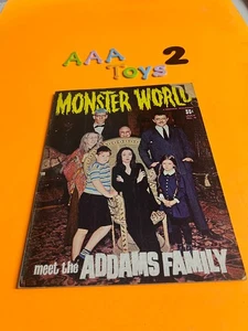 Monster World # 9 en muy buena condición Addams Family cubierta Batman Horror 1966 Warren Y343 - Imagen 1 de 3