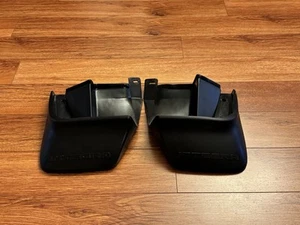 OEM 1990-1993 Acura Integra Rear Mudflap Splash Guard L+R Black Pair Set - Picture 1 of 6