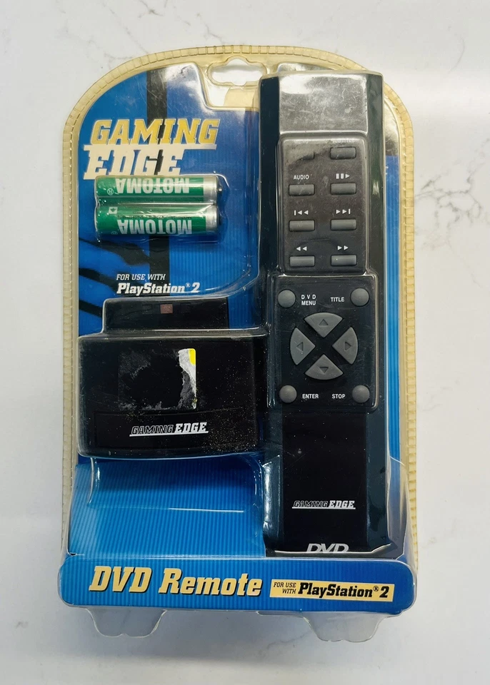 New Gaming Edge PS2 DVD Remote Player Wireless Remote Control for Playstation 2 - Image 1 of 2