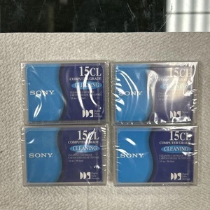 NEW SONY DGD15CL DIGITAL DATA STORAGE DDS CLEANING CARTRIDGE/HARD TO FIND! Lot 4 - Zdjęcie 1 z 2