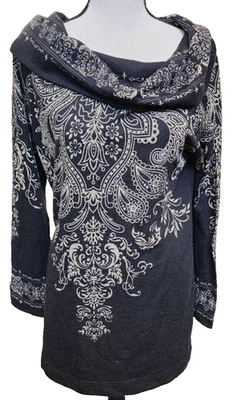 Suéter túnica cachemira Soft Surroundings talla S mezcla de polietileno Foto 1 de 4