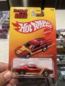 Hot Wheels 2024- The Hot Ones- Custom Otto- Metallic Red - Picture 1 of 7