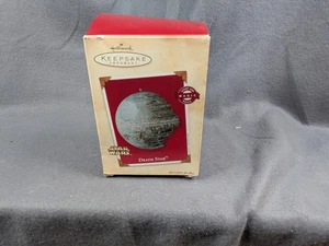 Star Wars Todesstern Vintage Hallmark 2002 Andenken Ornament Licht Stimme - Bild 1 von 3