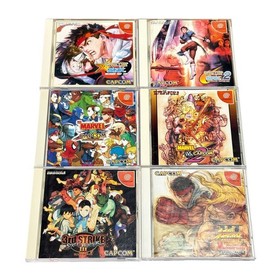 Dreamcast Fighting Game Lot Capcom vs SNK Marvel vs Capcom Street Fighter JP
