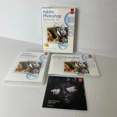 Adobe Photoshop Elements 10 for PC & Mac - Serial Number Included - Used - Image 1 of 4