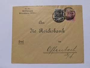 Deutsches Reich Germania Beleg Reichsbank Hirschberg Schlesien - Bild 1 von 5