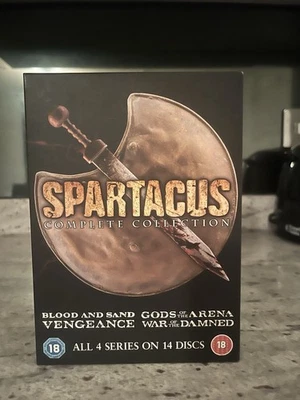 Spartacus Complete Collection DVD Set Region 2 All Seasons And Discs - Image 1 of 4