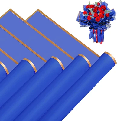 20 Hojas Papel de Envolver Flores, Impermeable Ramo Floral Envoltura de Flores Frescas Foto 1 de 4