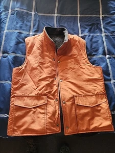 LL Bean Signature Camo Orange Vest - Picture 1 of 6