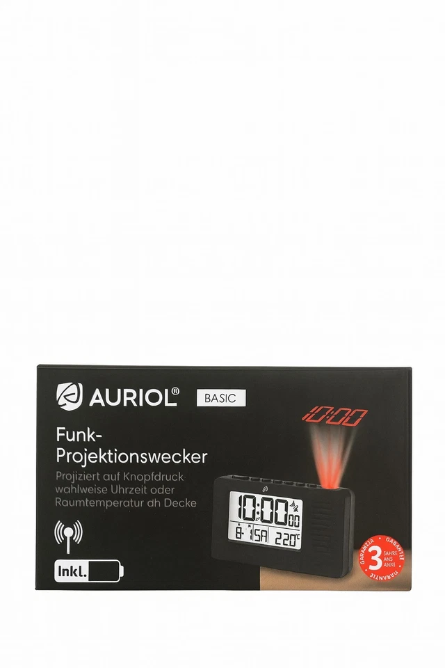 Auriol Funk-Projektionswecker - Bild 1 von 1