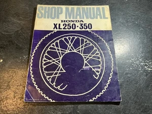 Official Honda XL250 & Honda XL350 Motorcycle Service Repair Shop Manual - Picture 1 of 13