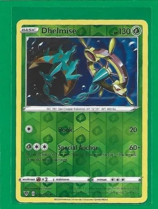 Pokémon TCG SWSH Vivid Voltage Dhelmise #19/185 Uncommon Reverse Holo - Picture 1 of 2